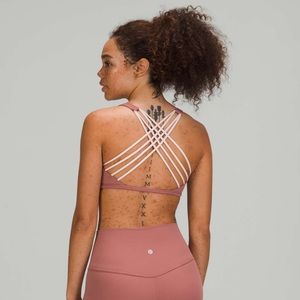 LULULEMON Free To Be Bra - Wild - Spiced Chai - 6